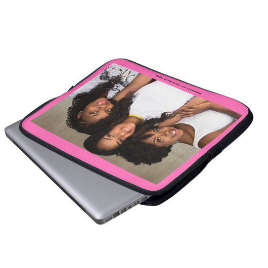 Aangepaste fotolaptophoes laptop sleeve (Voorkant onderkant)