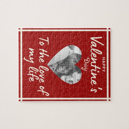 Aangepaste fotoliefs Valentijnse puzzle Legpuzzel (Horizontaal)