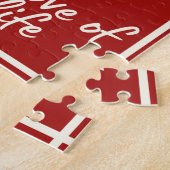 Aangepaste fotoliefs Valentijnse puzzle Legpuzzel (Zijkant)