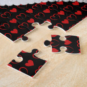 Aangepaste fotoliefs Valentijnse puzzle Legpuzzel (Zijkant)