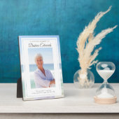 Aangepaste fotomaat in liefdevolle herinnering fotoplaat (Zijkant)