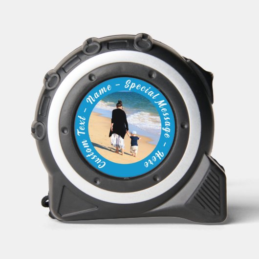 Aangepaste fotomaatband gepersonaliseerde tekst rolmaat (Voorkant)