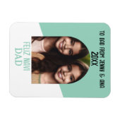 Aangepaste Fotomagneet Feliz Navidad Keepsake voor Magneet (Horizontaal)
