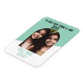 Aangepaste Fotomagneet Feliz Navidad Keepsake voor Magneet (Linkerzijde)