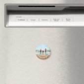 Aangepaste fotomagneet met gepersonaliseerde tekst magneet (Insitu (Vaatwasser))