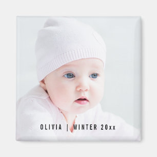 Aangepaste fotomagneet   Optionele tekstbedekking Magneet