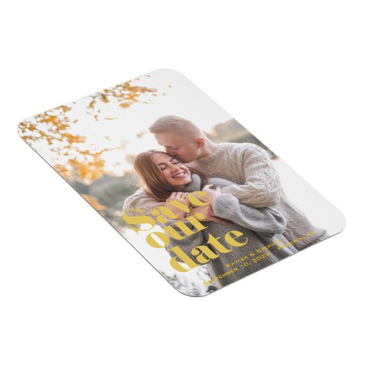 Aangepaste fotomagneten | Beste sparen de Datum Ma Magneet (Rechterzijde)
