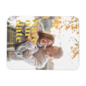 Aangepaste fotomagneten | Beste sparen de Datum Ma Magneet (Horizontaal)