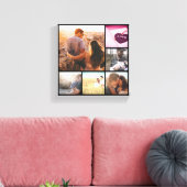 Aangepaste fotomontage canvas afdruk (Insitu (Woonkamer))