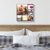 Aangepaste fotomontage canvas afdruk (Insitu (Slaapkamer))