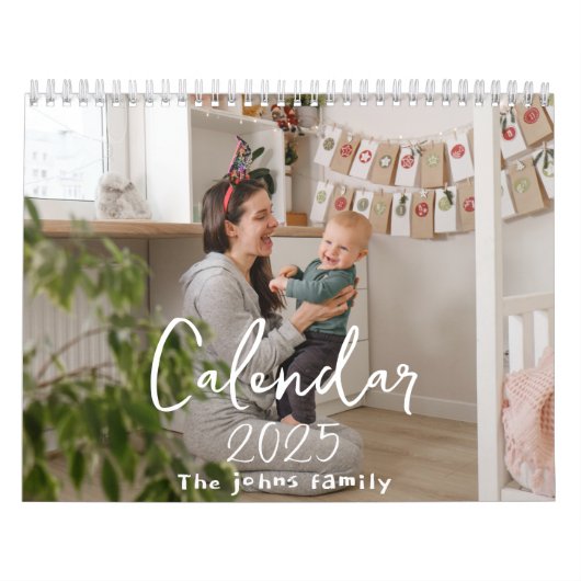 Aangepaste Fotomuur Kalender 2025 voor Huis & Kant (Hoes)