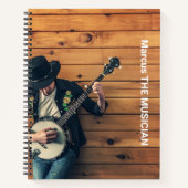 Aangepaste fotomuzikant notitieboek (Voorkant)