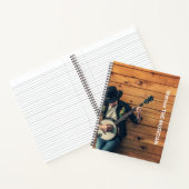 Aangepaste fotomuzikant notitieboek (Binnen)