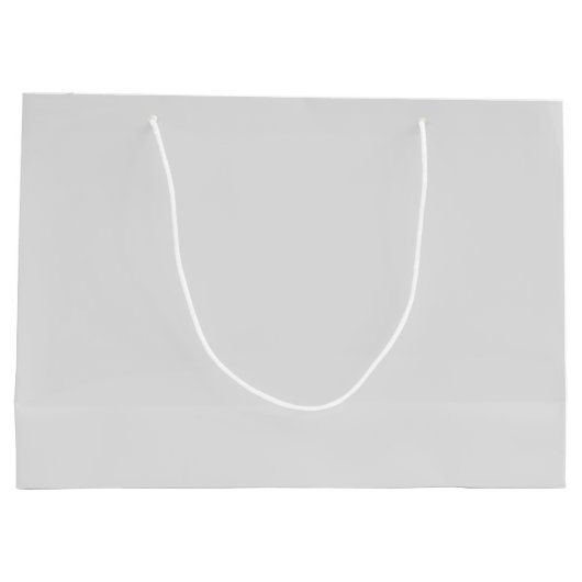 Aangepaste fotonaam 10e bruiloft Jubileum grijs Groot Cadeauzakje (Achterkant)