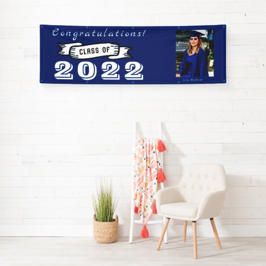 Aangepaste fotonaam Aangepast Afstuderen Spandoek (Insitu)