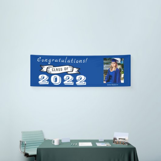 Aangepaste fotonaam Aangepast Afstuderen Spandoek (Beurs)