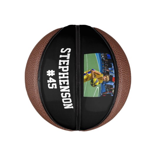 Aangepaste fotonaam Basketball Ball Basketbal (Verticaal)