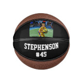 Aangepaste fotonaam Basketball Ball Basketbal (Voorkant)