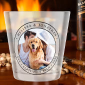 Aangepaste fotonaam Data Couple Weddenschap Shot G Glas