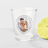 Aangepaste fotonaam Data Couple Weddenschap Shot G Shot Glas (Voorkant)