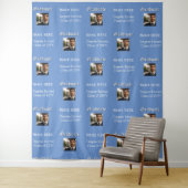 Aangepaste Fotonaam Degree Graduation Party Achter Wandkleed (In situ)