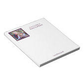 Aangepaste fotonaam gepersonaliseerd Notitieblok (Schuin)