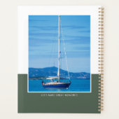 Aangepaste Fotonaam Groen Modern Planner (Achterkant)