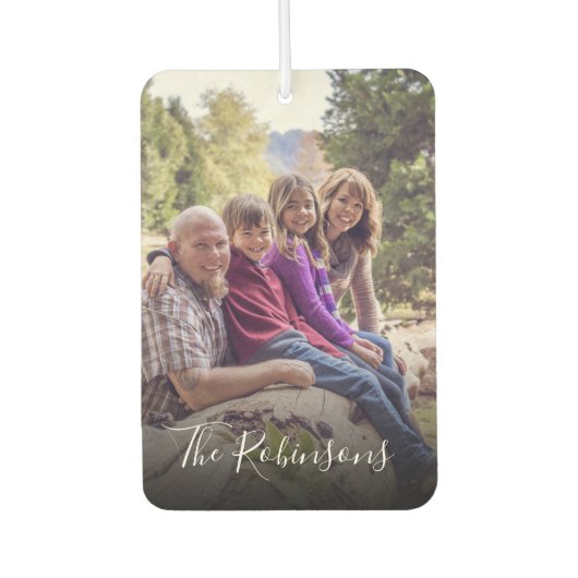 Aangepaste fotonaam Keepslag Memorable Gift Luchtverfrisser (Voorkant)