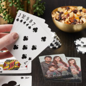 Aangepaste fotonaam Keepslag Memorable Gift Pokerkaarten (Insitu)