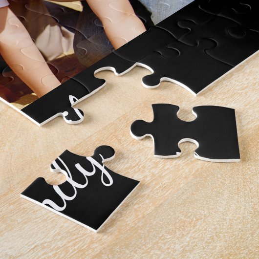 Aangepaste fotonaam legpuzzel (Zijkant)