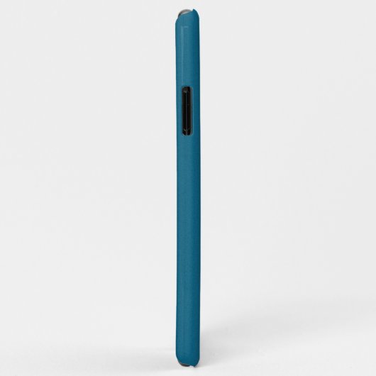 Aangepaste fotonaam op Aqua Turquoise Blue Case-Mate iPhone Case (Achterkant/rechts)