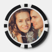 Aangepaste fotonaam poker chips (Voorkant)