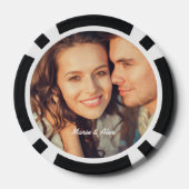 Aangepaste fotonaam poker chips (Achterkant)