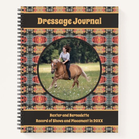 Aangepaste Fotonaam Rijles Training Journal Notitieboek (Voorkant)