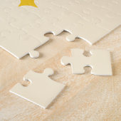Aangepaste fotonaam Rode Roze Harten Persoonlijk Legpuzzel (Zijkant)