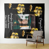 Aangepaste fotonaam Schooljaar Afstudeerfeestje Wandkleed (In Situ (horizontaal))