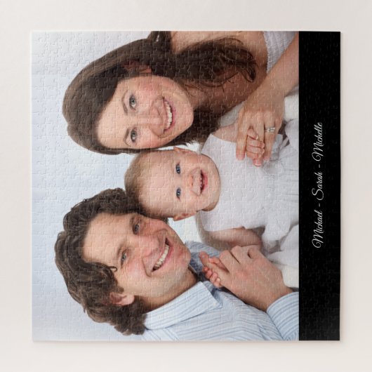 Aangepaste fotonaam Sjabloon Grote puzzel Legpuzzel (Verticaal)