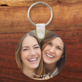Aangepaste fotonaam sleutelhanger (Voorkant)