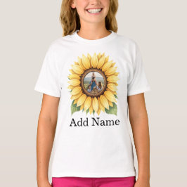 Aangepaste fotonaam tekst Persoonlijk  T-shirt