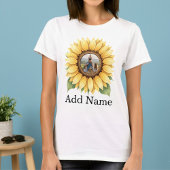 Aangepaste fotonaam tekst Persoonlijk  T-shirt
