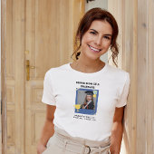 Aangepaste fotonaam Trommel mama van Afstuderen Af T-shirt