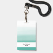 Aangepaste fotonaam VIP All Access Pas Badge (Achterkant met lanyard)