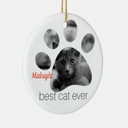 Aangepaste fotopagina afdrukken keramisch ornament (Rechts)