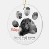 Aangepaste fotopagina afdrukken keramisch ornament (Links)