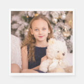 Aangepaste fotoparty papier servet (Voorkant)