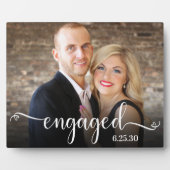 Aangepaste fotoplaat met betrokken script (Voorkant)