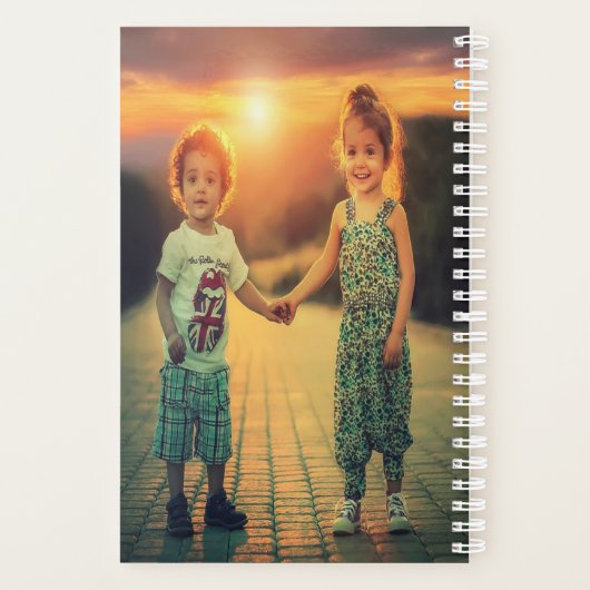 Aangepaste fotoplanner planner (Achterkant)