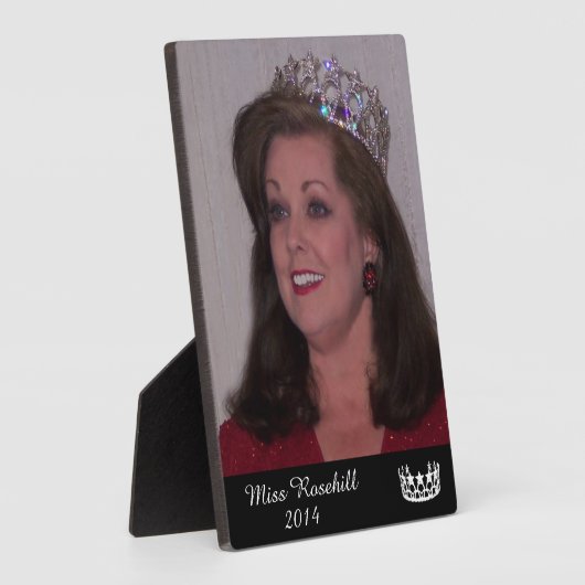 Aangepaste fotoplaquette fotoplaat (Zijkant)