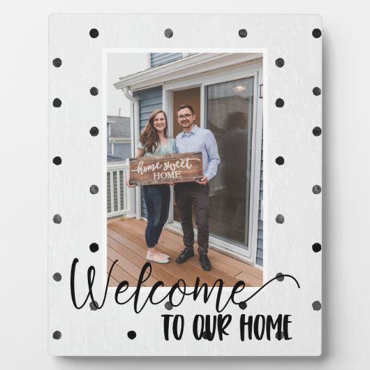 Aangepaste fotoplaquette voor thuis fotoplaat (Voorkant)