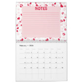 Aangepaste Fotopoot Print Patroon Kalender 2025 (Feb 2026)